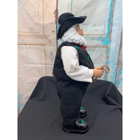 Dancing Animated Cowboy Santa by Holiday Time - Picture 3 of 12